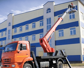 автовышка для фасадных работ